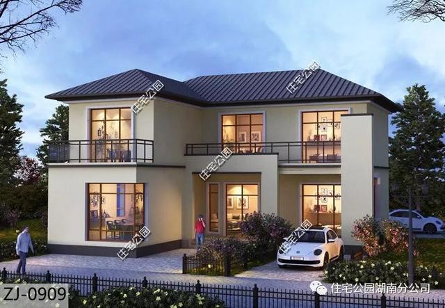 农村自建房户型, 4室2厅占地仅100平可三世同堂