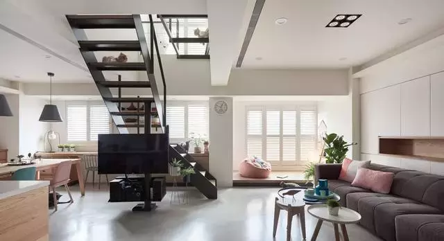 LOFT现代清新设计, 老婆说答应嫁给我有房子的功劳......