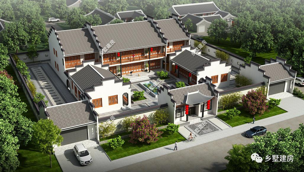 农村土豪花200万建新中式别墅, 网友直呼: 只能看看, 建不起!