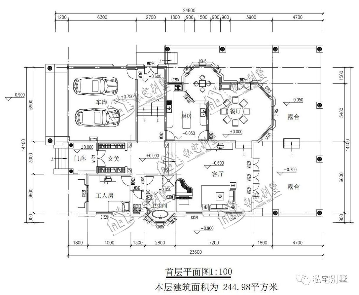 欧式两层豪华别墅, 建上一栋给几百万都不卖