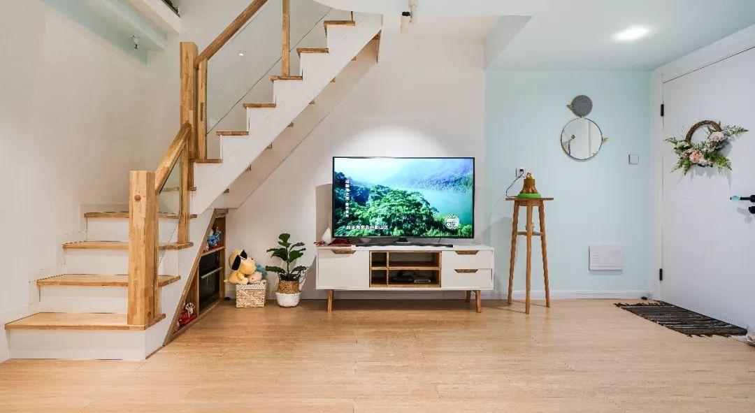 38平简约风小复式楼, 只为打造一个清新自然的小窝!