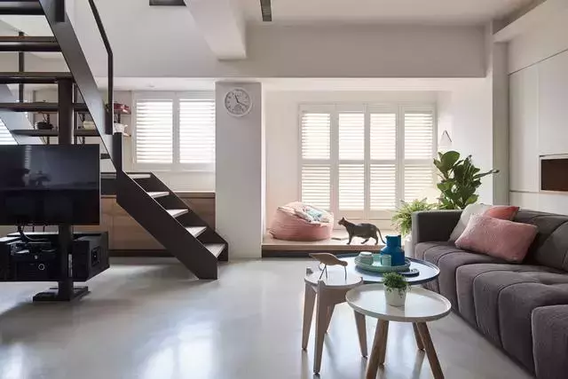 LOFT现代清新设计, 老婆说答应嫁给我有房子的功劳......