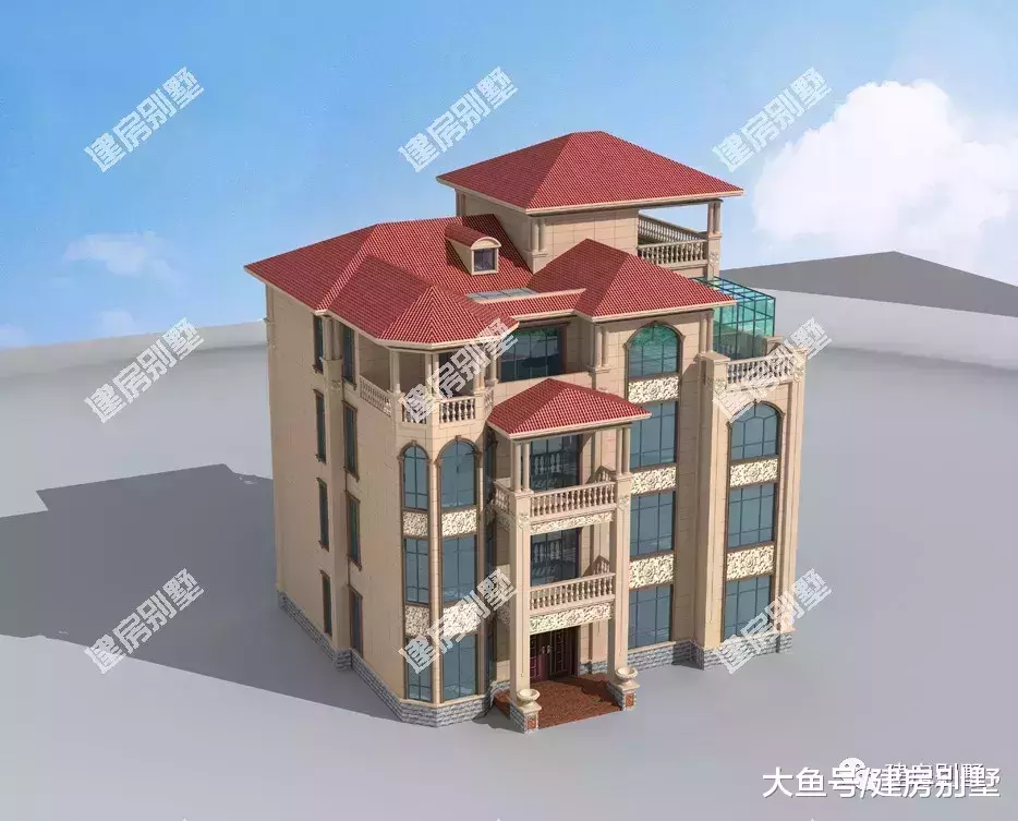 外墙用干挂石材的豪华住宅, 村长看了都眼馋, 镇长看了也羡慕