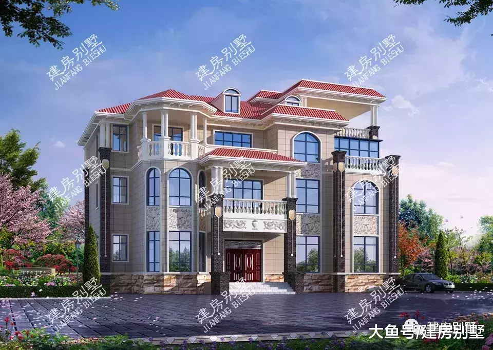 两栋豪华农村自建房户型, 建一栋在村里都能很风光了