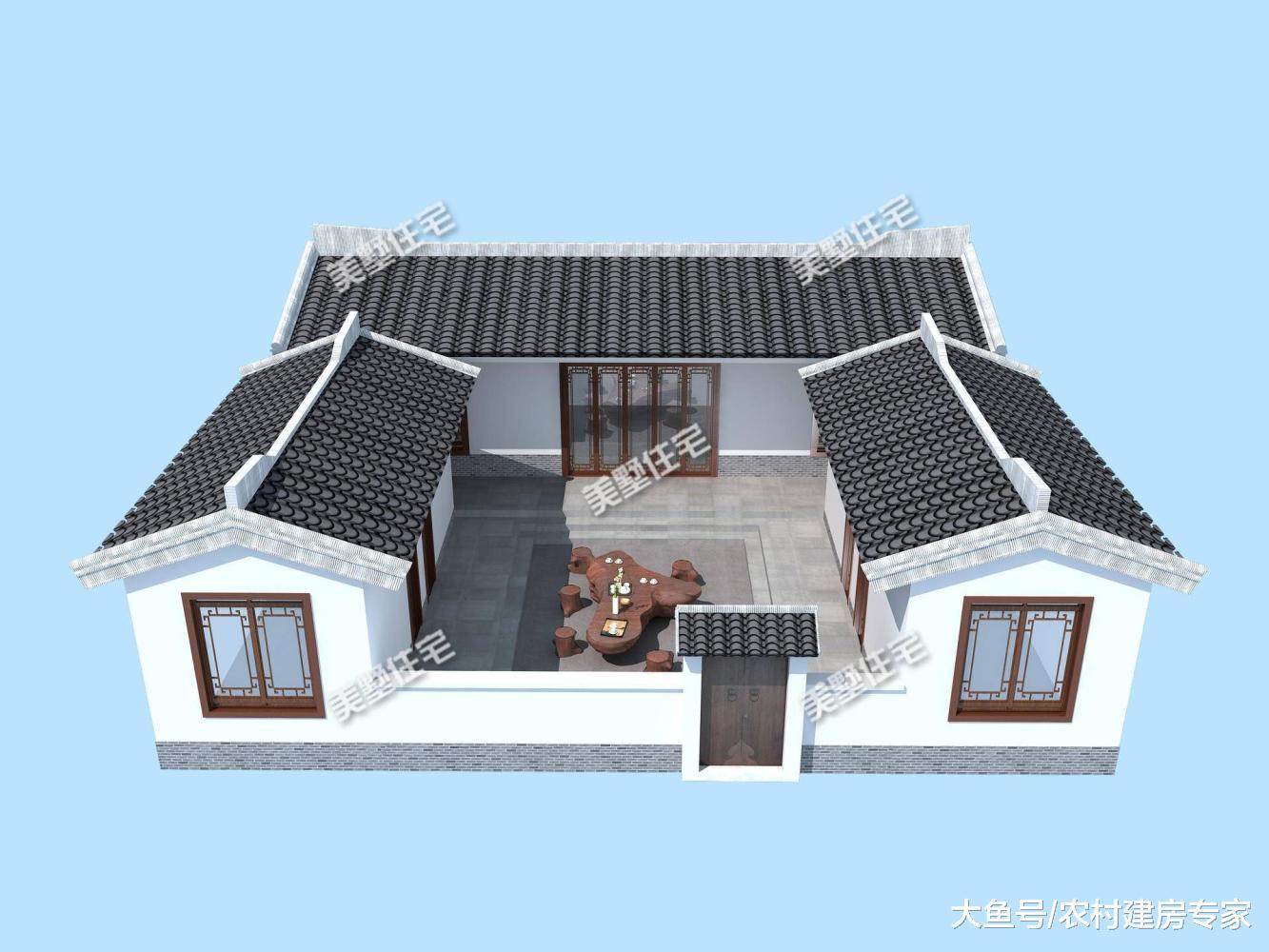 精选四款中式风格别墅, 盖其中一栋, 享一辈子福!