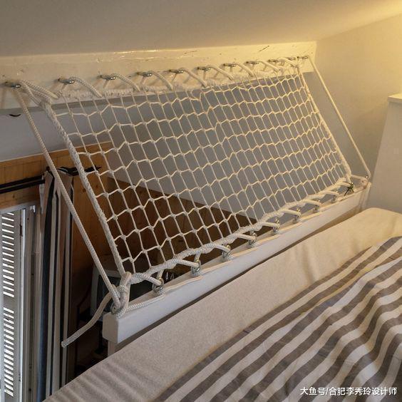 头次见用渔网做床铺, 贼好用! 玩100遍都不腻, 回家我也装一个