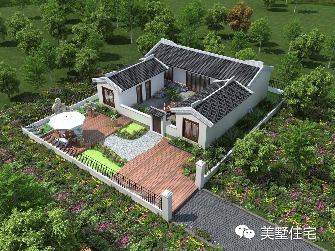 精选四款中式风格别墅, 盖其中一栋, 享一辈子福!