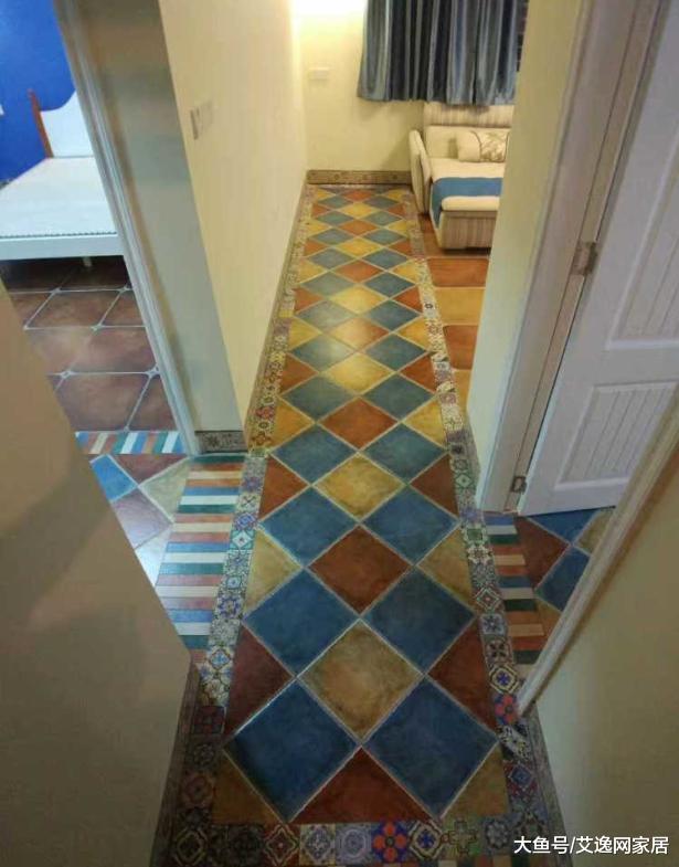 地中海混搭风装修, 用了60种不同瓷砖, 完工我懵了! 效果太震撼