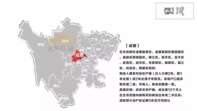 全国各省、市、县最新限购限贷地图出炉!