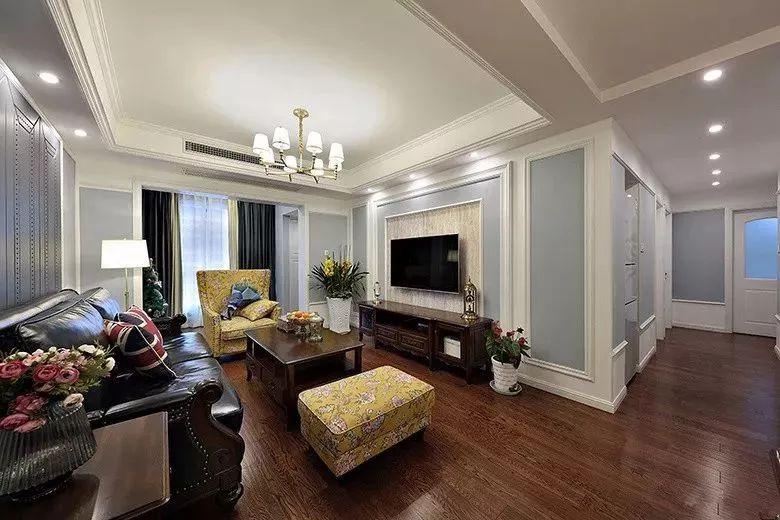 美式客厅电视墙, 这样设计显高档!