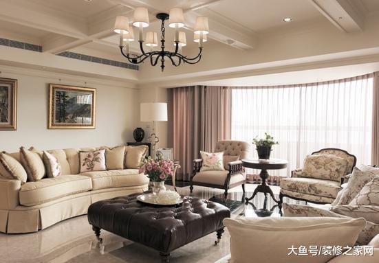 有钱人家的装修, 不能说特别漂亮, 但看着就高档