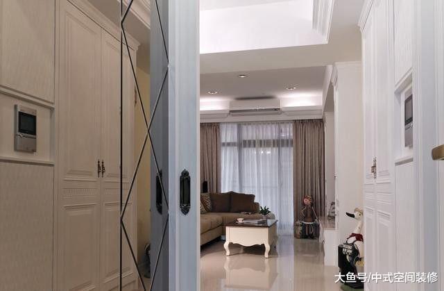 83平新家简单装饰, 耐看还实用 定制好多收纳柜, 收纳不在担心