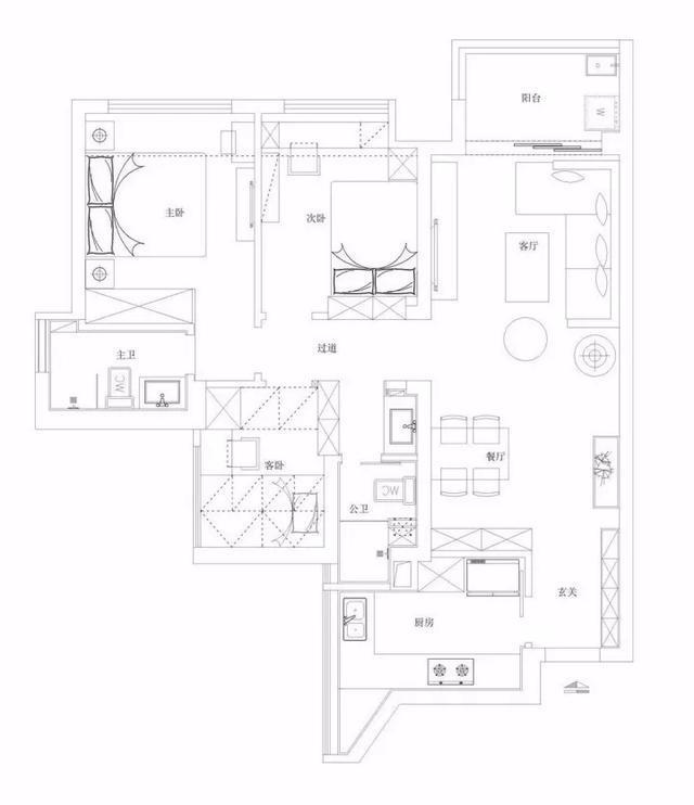 新家不做吊顶, 只刷大白墙, 简洁、大方、舒适!