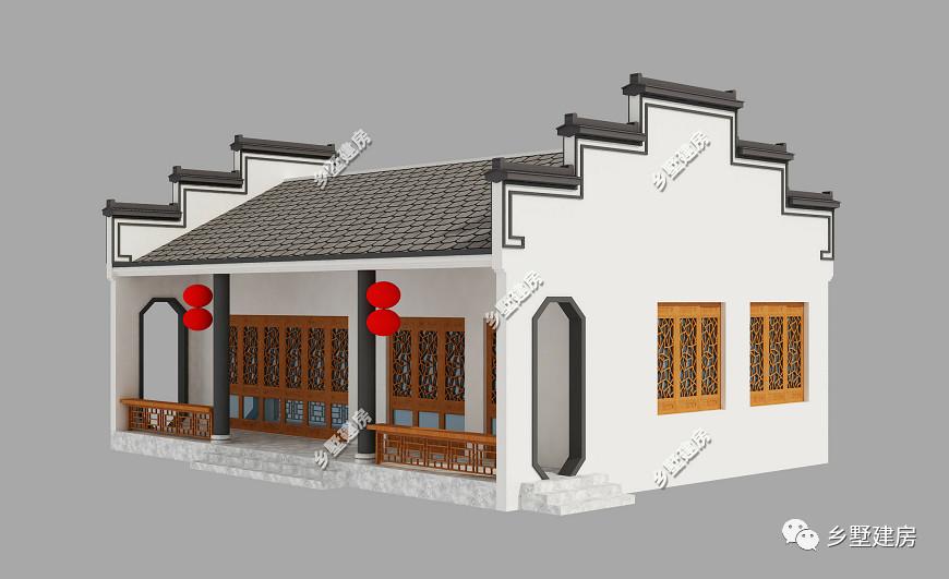 农村土豪花200万建新中式别墅, 网友直呼: 只能看看, 建不起!
