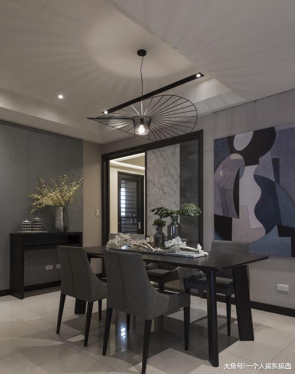 头次见这样设计客厅简单好看立体感强, 真聪明