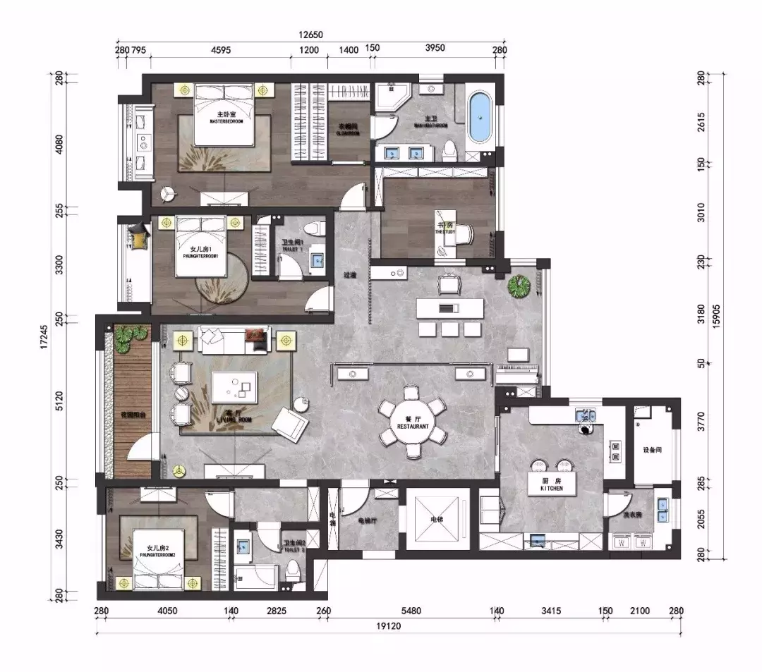 端庄大方的230平新中式风大宅, 时尚之余不失经典