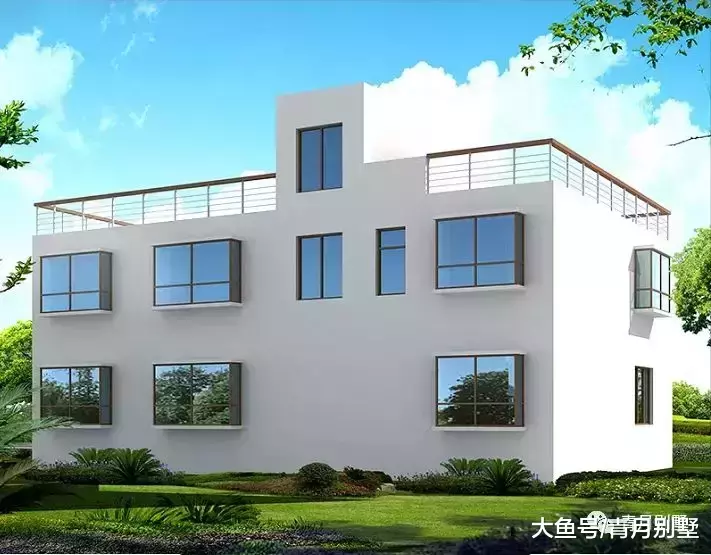 17.36米×11.56米二层小别墅, 时尚秀气, 居家不二选择