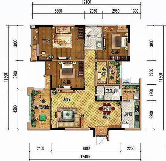 新房装修好了, 130㎡花了25万, 正在通风中, 美观又实用!