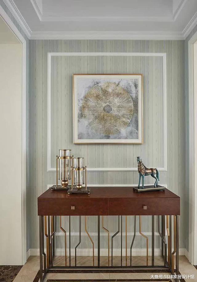 120㎡现代美式三居室, 大气简约, 尽显屋主的女王范儿!