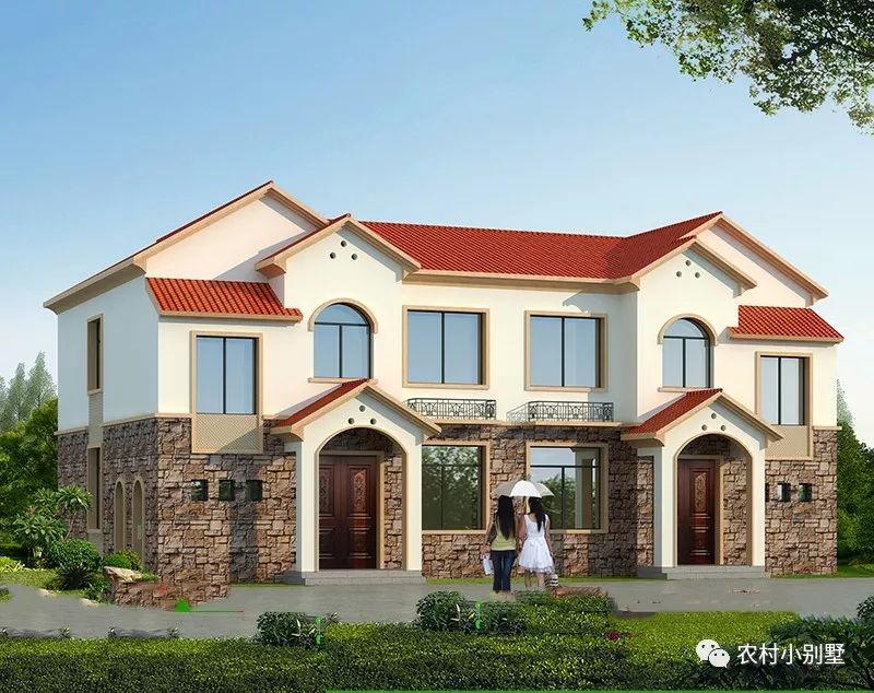 18套兄弟双拼农村别墅, 两兄弟一起建, 村里人见了都夸哥俩关系好