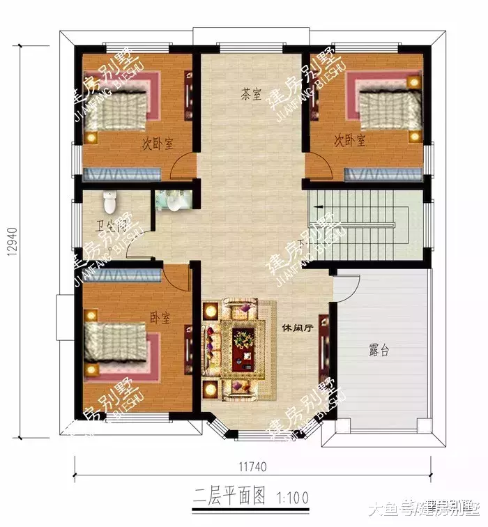 外观很相似的两栋自建房, 第二栋配地下室, 简直太赞了