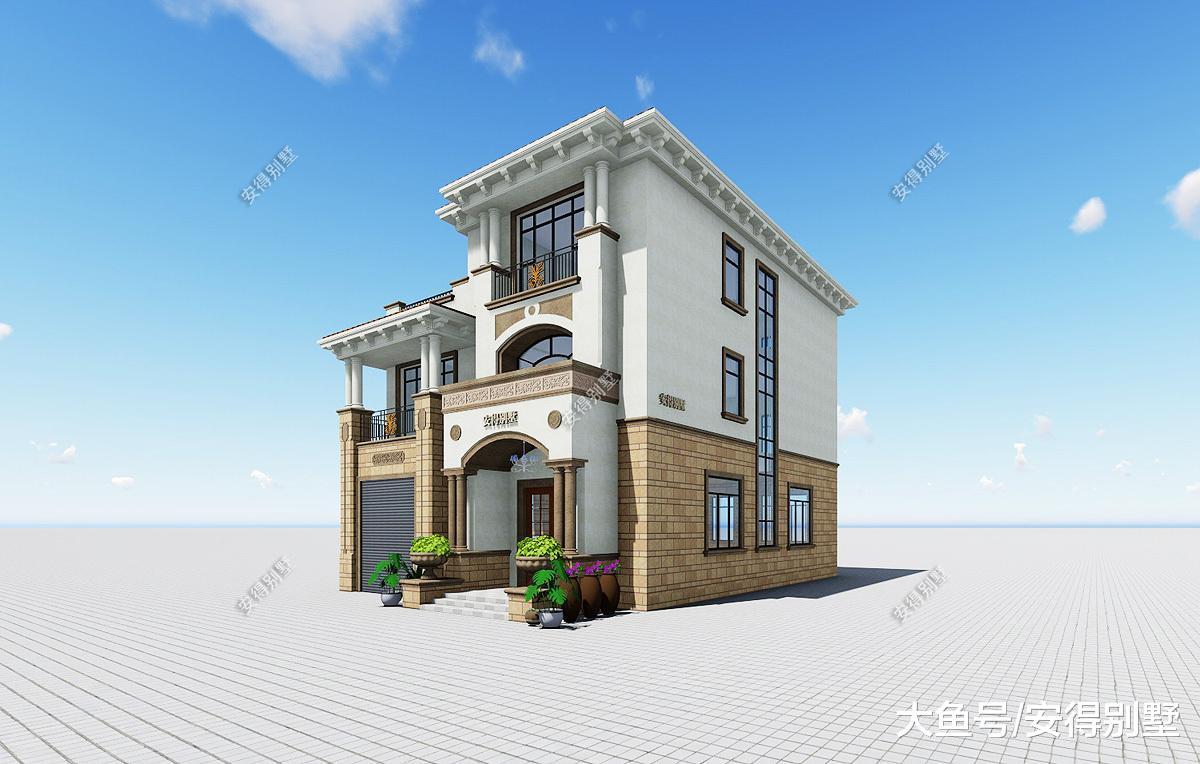 农村自建8套精品别墅设计图纸, 有中式欧式现代的, 有楼中楼大露台带车库的