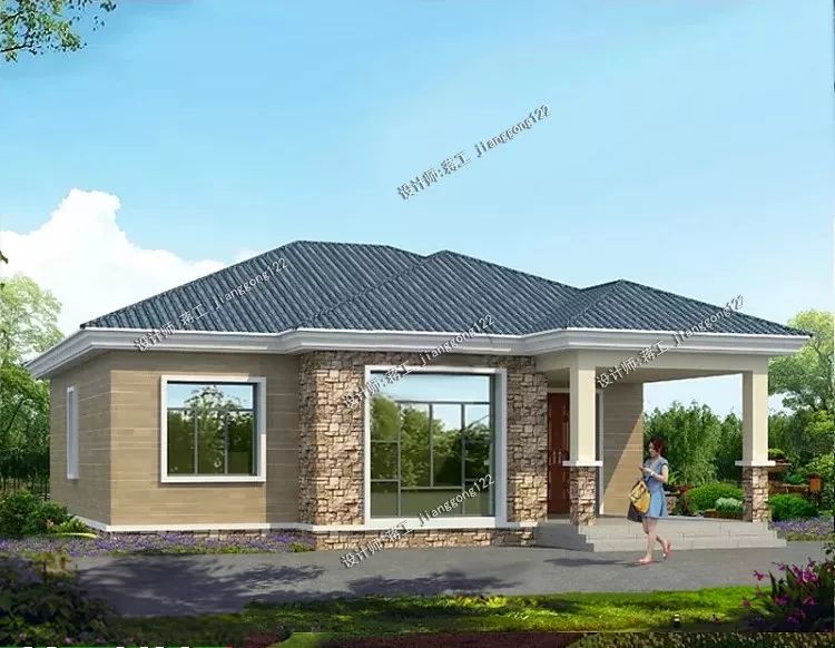 4款农村小别墅，12-20万的经典户型，养老建房首选