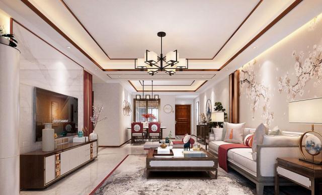 136平米装中式别再老土了，人家新房中式这么装简约优雅百看不厌