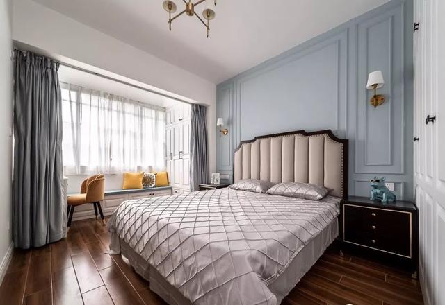 73㎡雅致简美风格两居，餐厅卡座+飘窗+收纳柜设计，超美越实用！