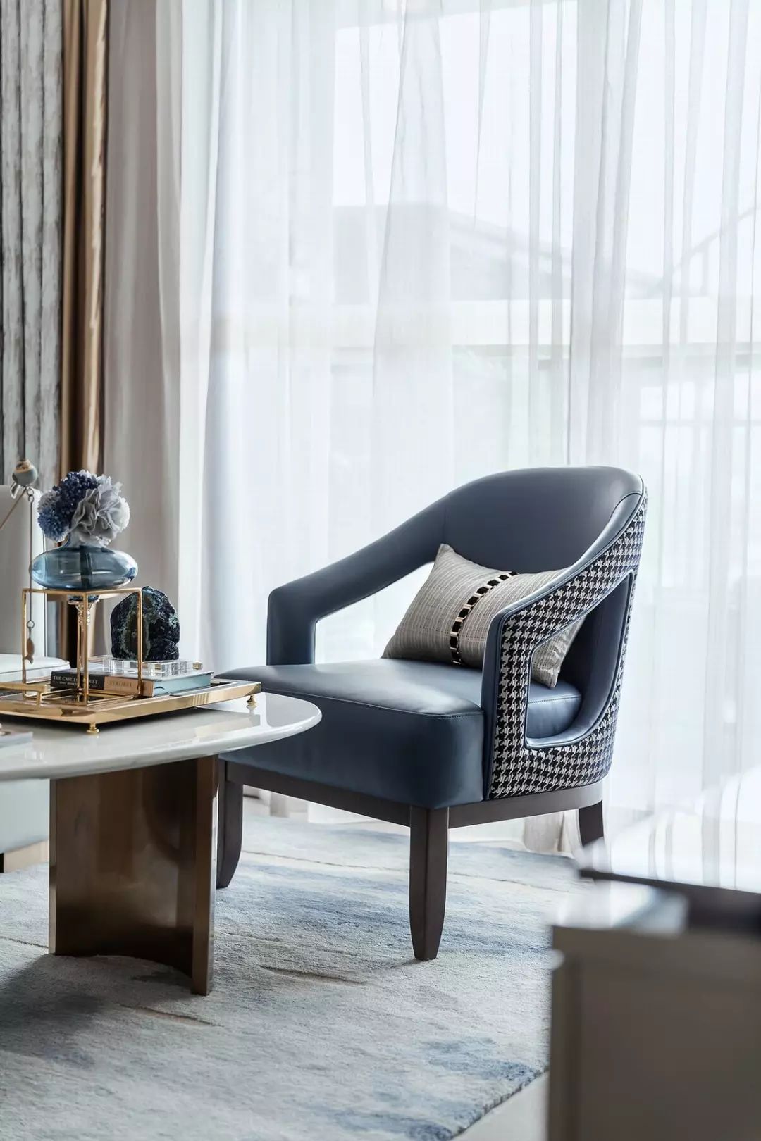 100㎡新中式+轻奢，安然儒雅，点缀出华丽的气质