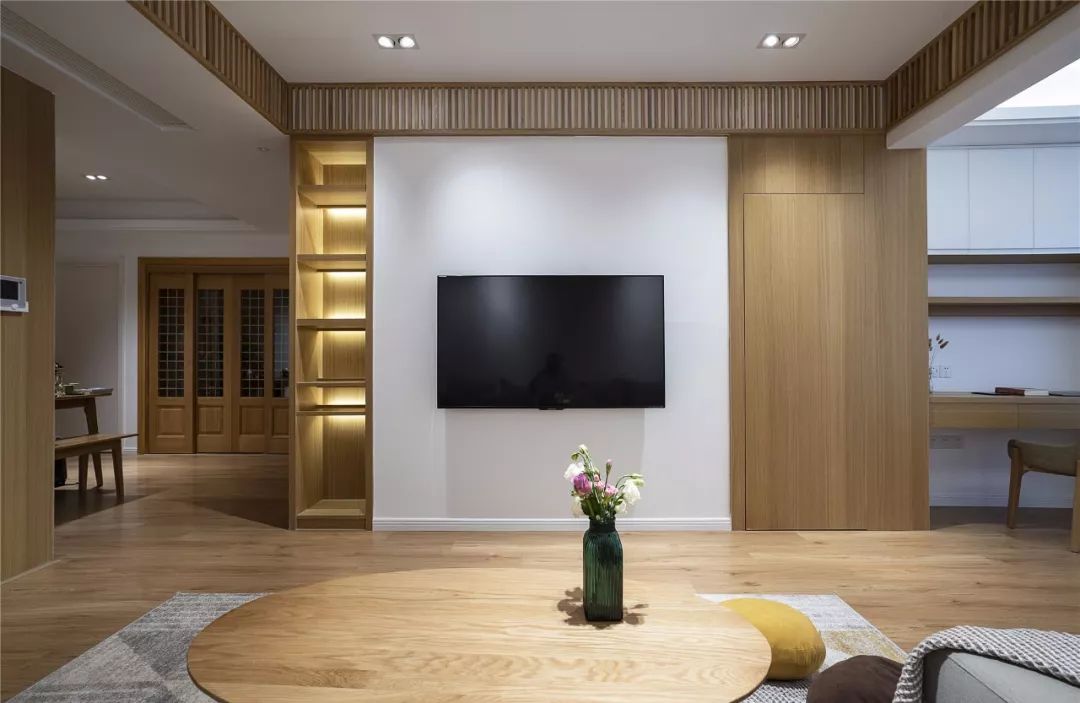 100㎡日式，温润木质感，营造出简洁的自然