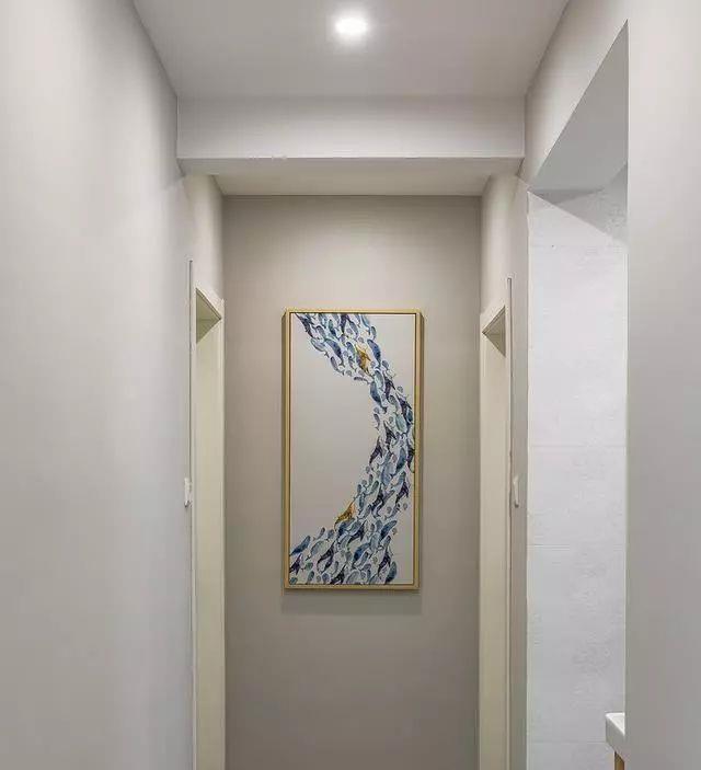 朋友刚装好的新房，一个客厅简洁大方，非常漂亮！