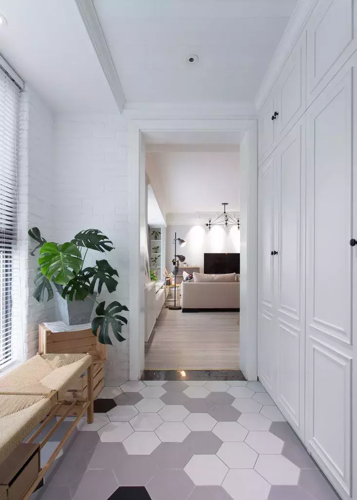 西安裝修：3室北歐風清新案例，沒做吊頂，但效果值得參考