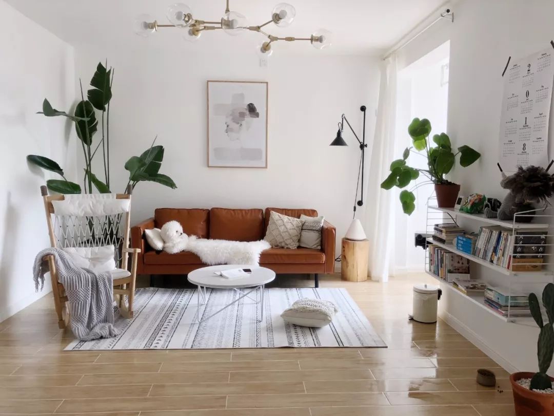 摆上驼色沙发，客厅都美开了花！