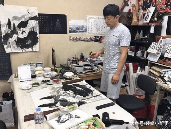 走进袁泉的豪宅，才发现书房能设计得这么有艺术感，值得学习