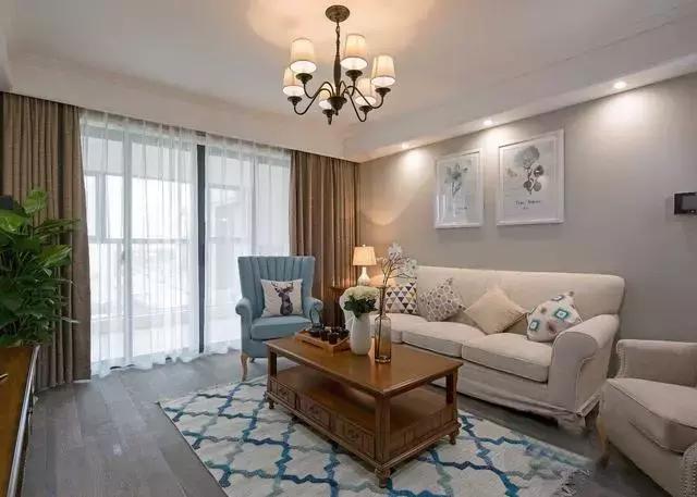 简美式风装修的家，装修简约又很有态度，格调十足