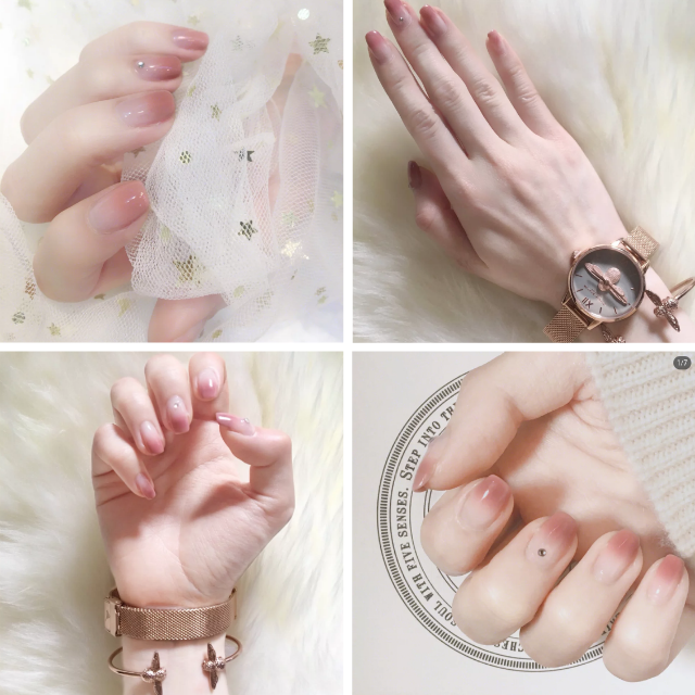 少女的清纯型美甲，你爱上了吗？美得差点连我都不信