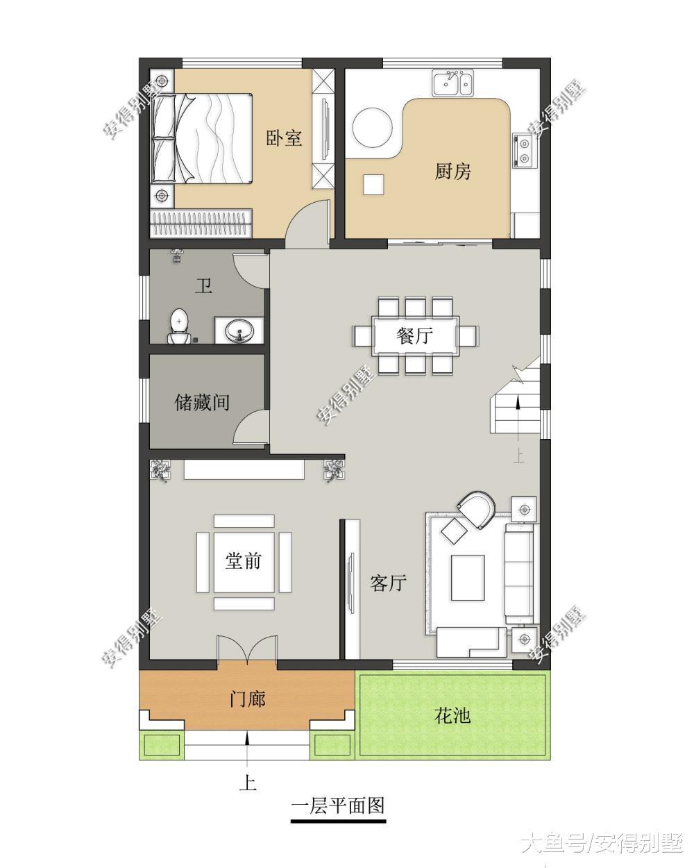 农村宅基地占地不大, 建一栋大气的2层现代中式别墅, 难得的好房子