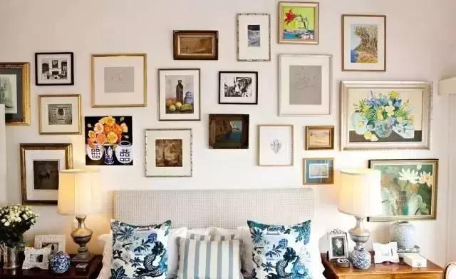 时尚又富有个性的床头背景墙，你家卧室床头也可以这样装