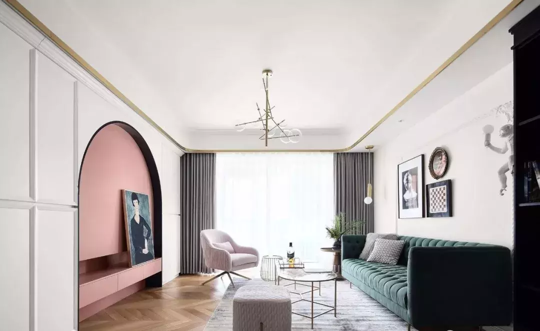 146平的雅奢范四居室, 把细节做好, 还兼具功能性