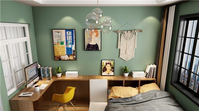 书房这样装，收纳/工作/睡眠三不误