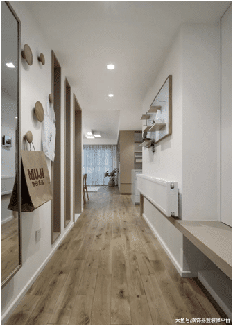 102㎡日式MUJI风2室2厅，电视背景墙成为最大亮点