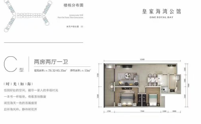 北海皇家海湾公馆楼盘户型有哪些