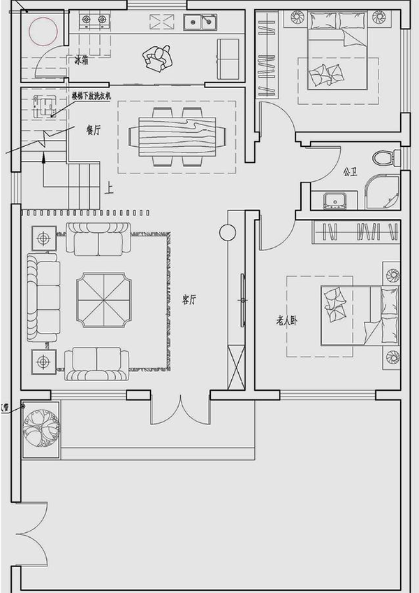 25W建成帶陽光房溫馨中式養老別墅，占地小實用性高，送給父母最好禮物