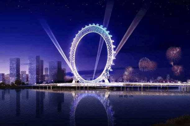 中国又一逆天建筑，世界最大的摩天轮，竟不靠轴运作！