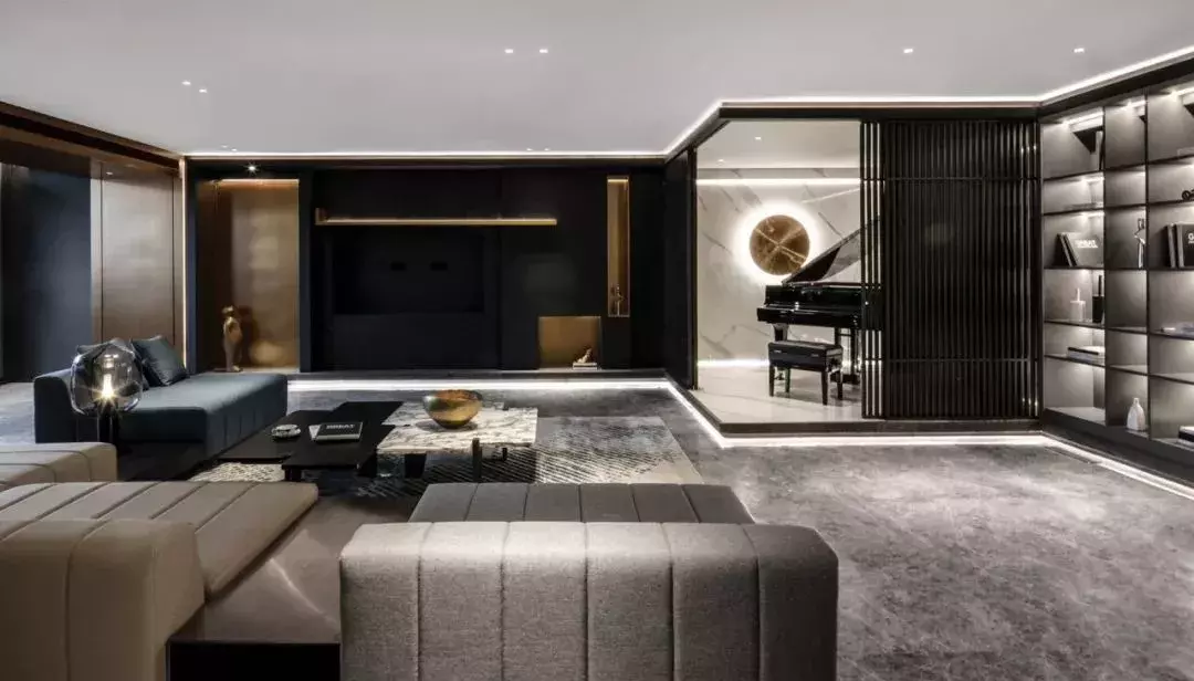 300m2頂級輕奢大平層，黑色演繹的穩重人生