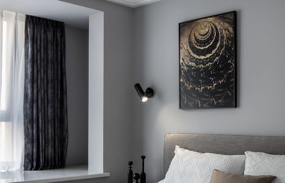 130平现代简约装修 用机理与色彩去柔化空间