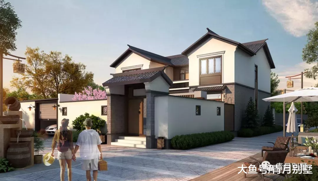 13.44×11米二层唯美中式小院，享受优雅宁静的生活乐趣