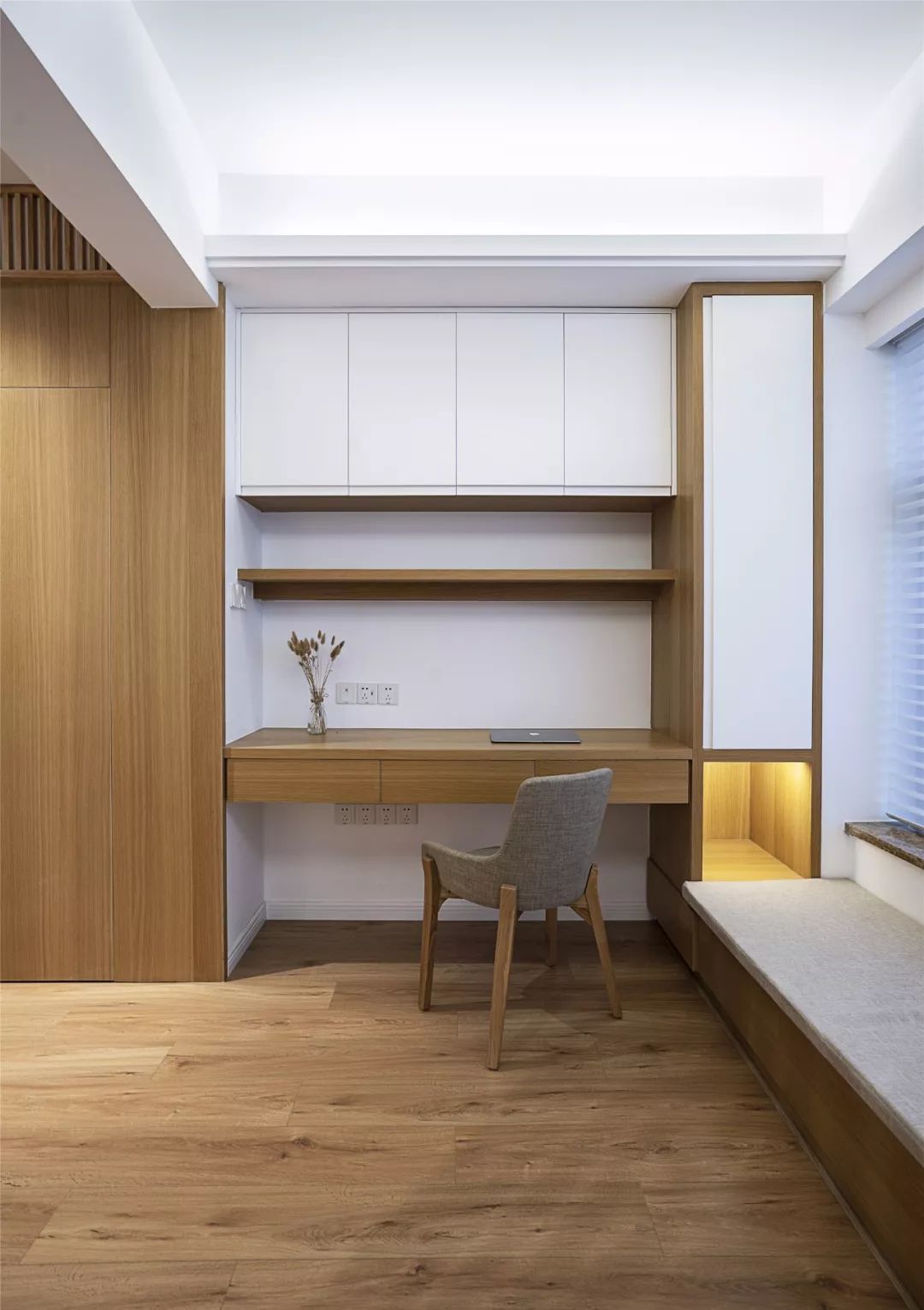 100㎡日式，温润木质感，营造出简洁的自然