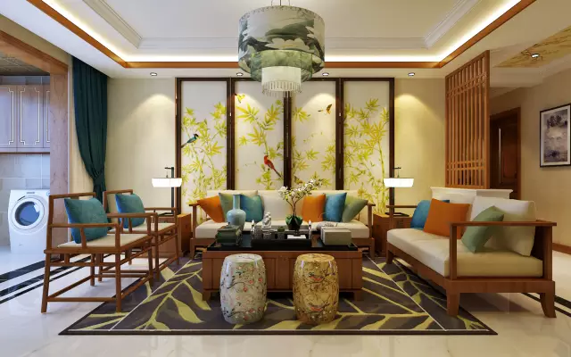 清新优雅！158㎡闲适新中式，一看就知道主人很有品味！